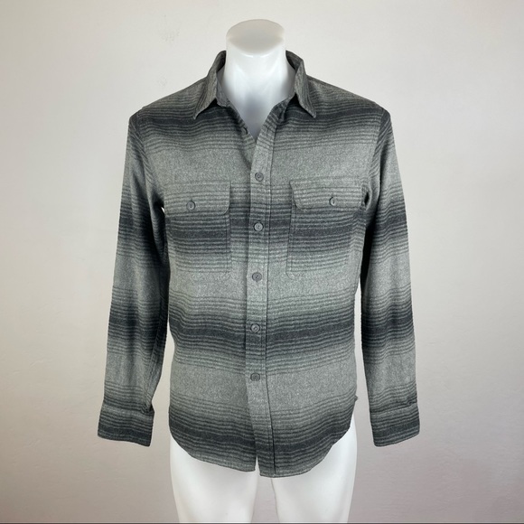 Madewell Grey Flannel Shirt, Men’s Small - Picture 1 of 12